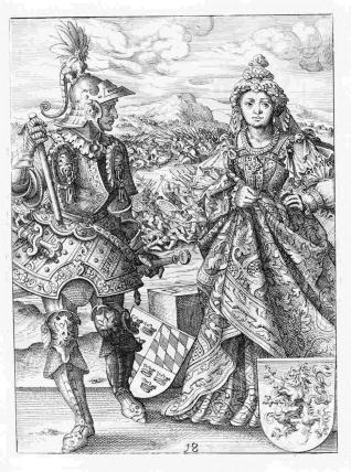 Los Gobernantes de Baviera con sus esposas