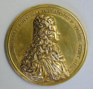 Medalla de Pierre-Cardin Lebret, primer presidente del parlamento de Aix de Provenza