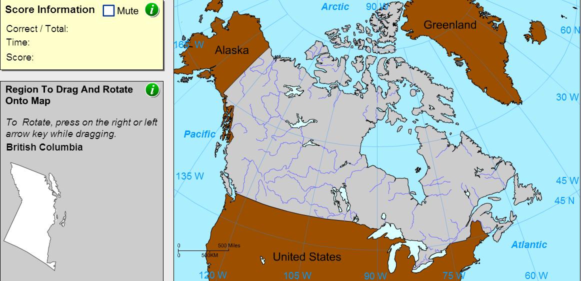 Provinces of Canada. Geographer. Sheppard Software