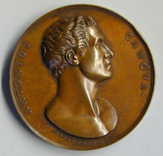 Medalla conmemorativa de Antonio Canova