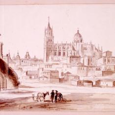 Salamanca desde el río Tormes