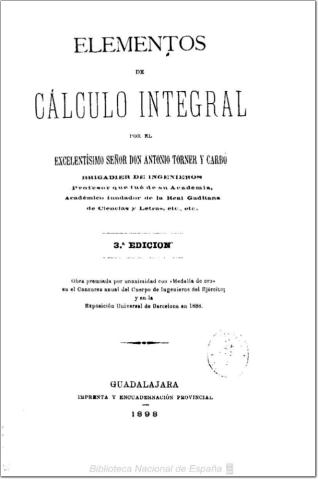 Elementos de cálculo integral