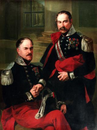 Los alabarderos José Díaz y Francisco Torán