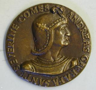 Medalla de Andrea Caraffa, conde de Santa Severina