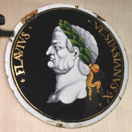Placa del emperador Vespasiano