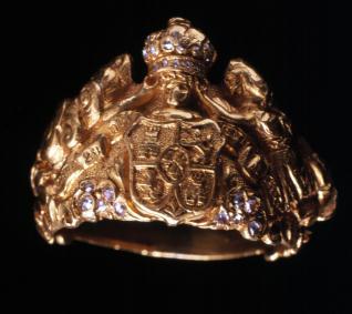 Anillo de proclamación de Isabel II como Princesa de Asturias