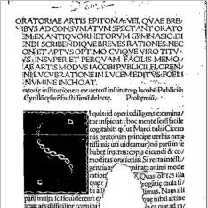 Artis oratoriae epitoma Ars epistolandi. Ars memorativa