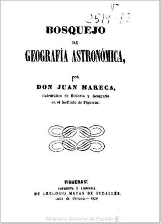 Bosquejo de geografía astronómica