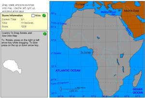 Countries of Africa. Cartographer. Sheppard Software