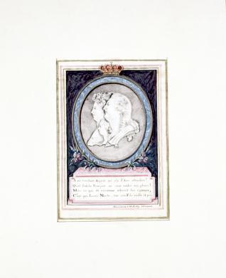 La familia real de Francia, Luis XVI, el delfín Luis José y María Antonieta