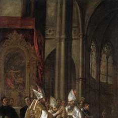 La consagración de San Ambrosio como arzobispo