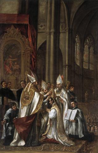 La consagración de San Ambrosio como arzobispo