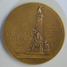 Medalla conmemorativa del monumento a Léon Gambetta