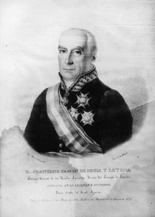 Retrato de Francisco Eguía y Letona