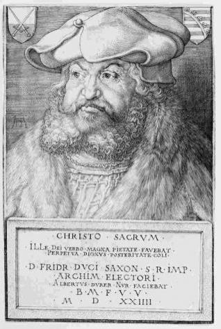 Retrato de Federico III el Sabio, elector de Sajonia