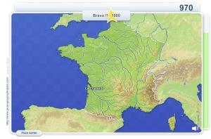 Fleuves et rivières de France. Jeux géographiques