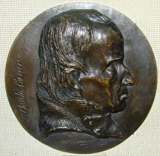 Medallón con el retrato de Charles Percier