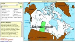 Provinces of Canada. Tutorial. Sheppard Software