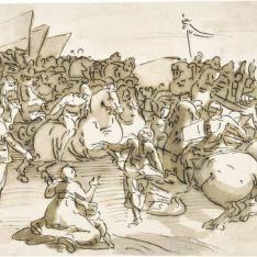 Batalla de caballería [Batalla de Cascina (¿?)]