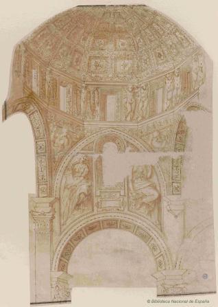 Proyecto de crucero y cúpula de la iglesia de san Matteo, Génova