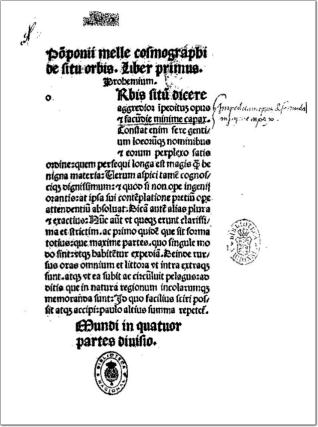 Cosmographia, sive De situ orbis