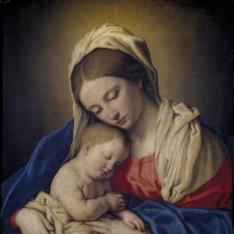 La Virgen con el Niño dormido