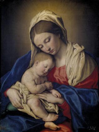 La Virgen con el Niño dormido