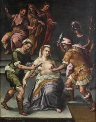 El martirio de Santa Águeda