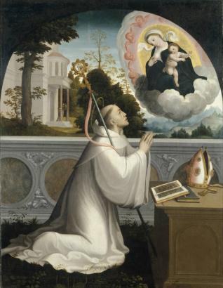 Aparición de la Virgen a San Bernardo