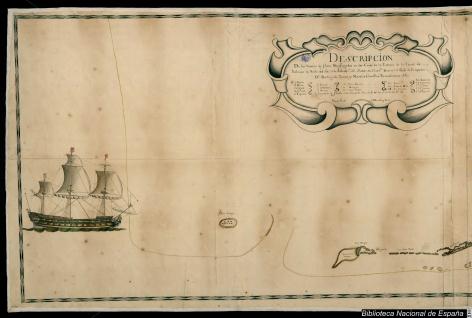 Descripcion de los Navios de flota Naufragados en los Caios de la Canal de Bahama