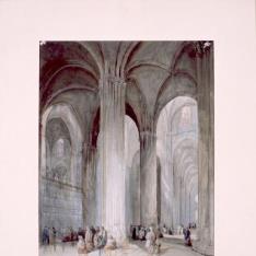 Interior de la catedral de Sevilla (España)