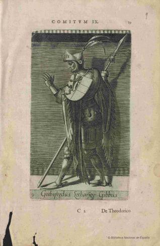 Retrato de Godofredo III, el Jorobado