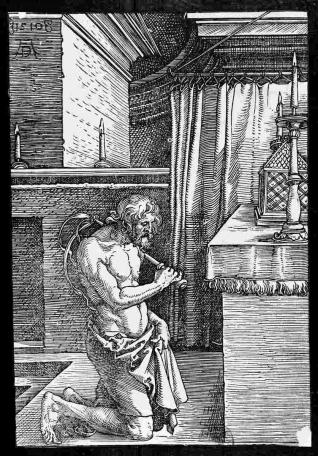 El penitente o El Rey David haciendo penitencia