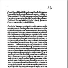 Oratio in obsequio Ferdinandi et Elisabeth, Hispaniarum regis et reginae, ad Innocentium VIII. anno 1486 habita