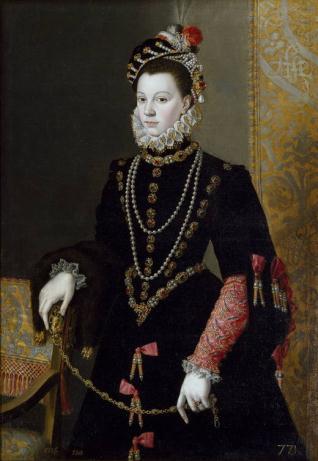 La reina Isabel de Valois, tercera esposa de Felipe II