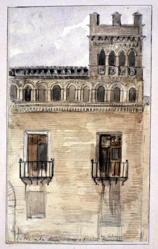 Palacio en la calle de la Rua en Calatayud, Zaragoza