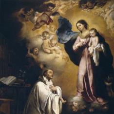 La Aparición de la Virgen a San Bernardo