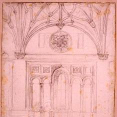 Detalles del claustro de la catedral de Tarazona