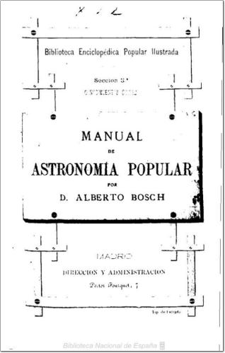 Manual de Astronomía popular