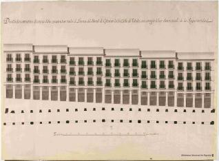 Proyectos de reconstrucción de la Plaza Mayor y del Portal de Cofreros de Madrid tras el incendio de Agosto de 1791.
