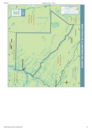 Mapa de ríos del Chaco. Mapoteca de Educ.ar