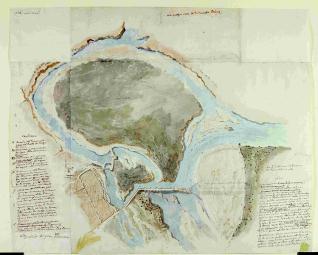 Mapa de Soto Yslado en el río Pisuerga