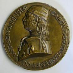 Medalla de Carlo Grati, noble de Bolonia