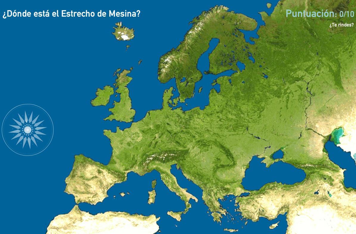 Mapa Interactivo De Europa Estrechos De Europa Toporopa Mapas