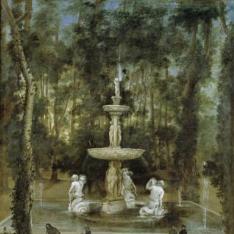 La Fuente de los Tritones en el Jardín de la Isla, de Aranjuez