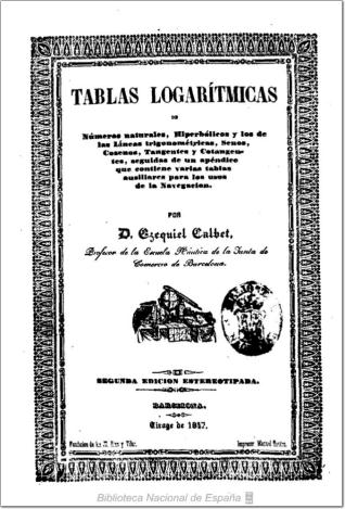 Tablas logarítmicas