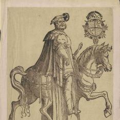 Philippe de Croy, Duque de Aarschot, a caballo