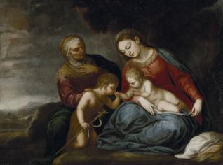 La Virgen y el Niño con Santa Isabel y San Juan