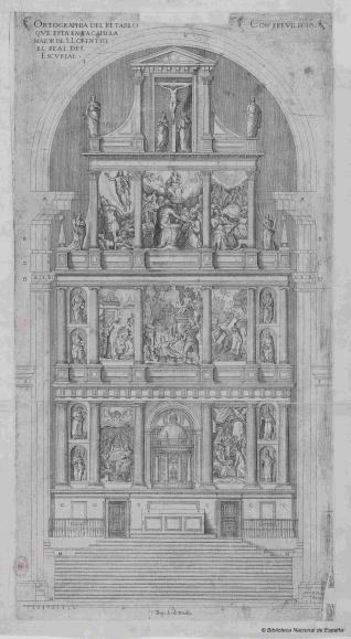 Octavo Diseño, Alzada del retablo de la capilla mayor