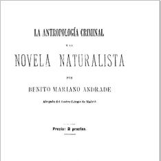 La antropología criminal y la novela naturalista